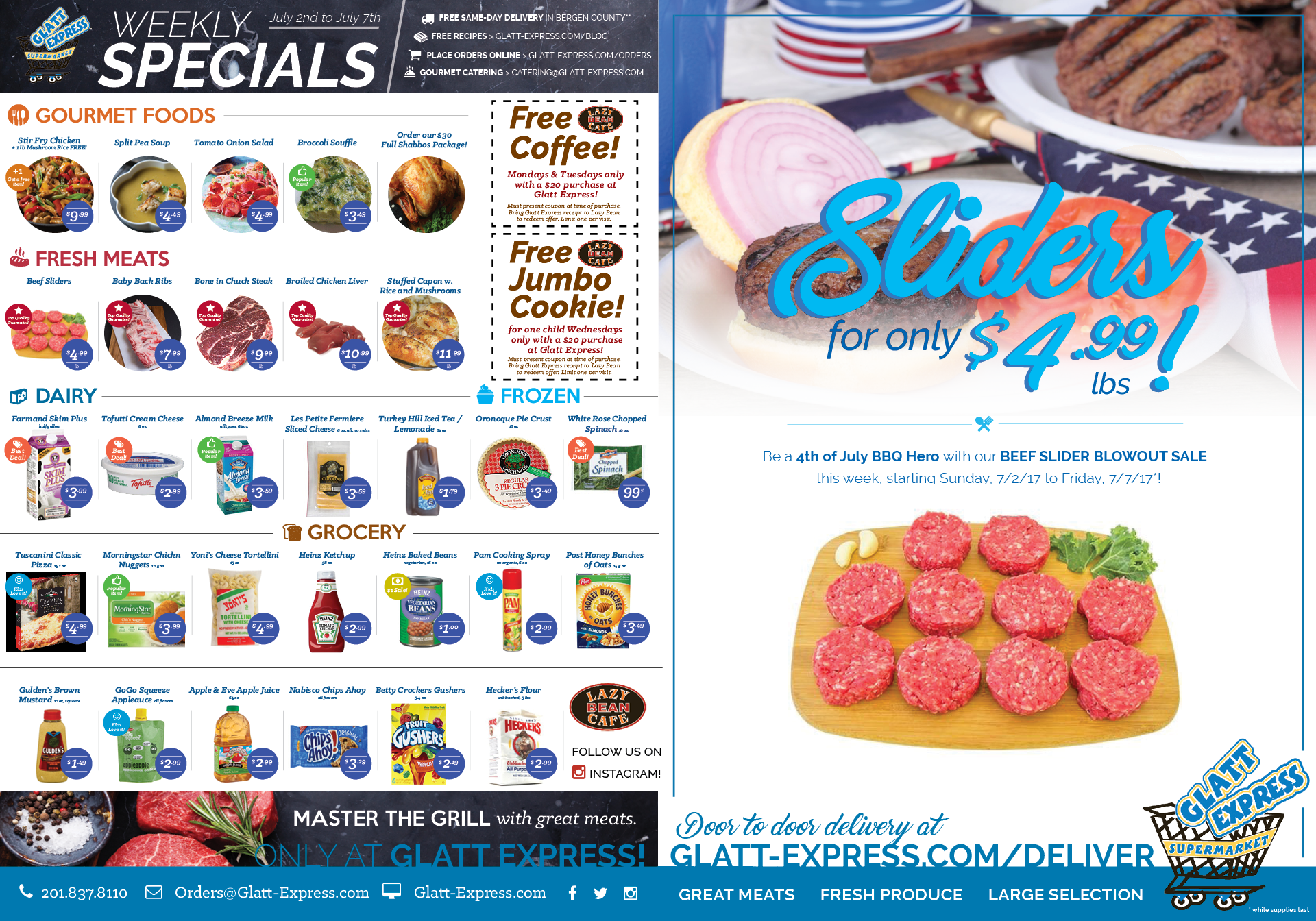 4th of July Kosher Specials Glatt Express Teaneck, NJ Glatt Express